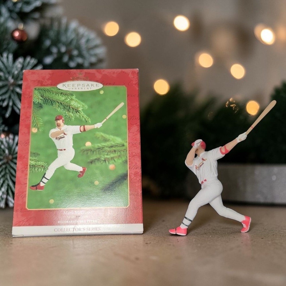 Mark‎ McGwire Hallmark Ornament, At the Ballpark Series #3, Baseball Keepsake